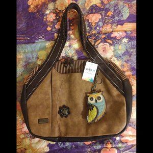 Chala Brown Large Shoulder Bag